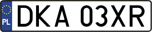 DKA03XR