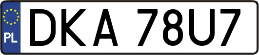 DKA78U7