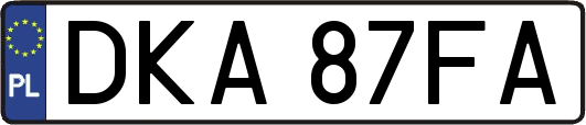 DKA87FA