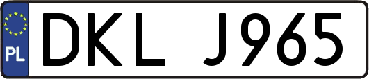 DKLJ965
