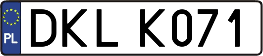 DKLK071