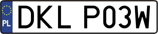 DKLP03W