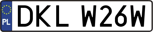 DKLW26W