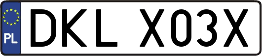 DKLX03X