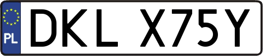 DKLX75Y