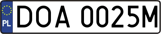 DOA0025M
