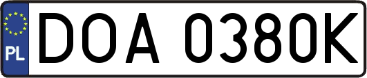 DOA0380K