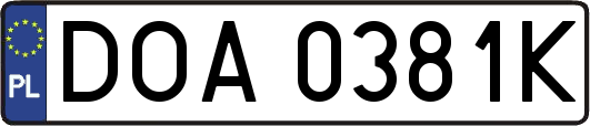 DOA0381K