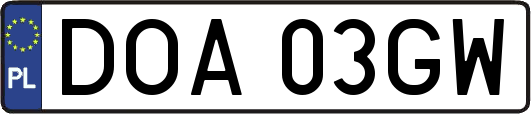 DOA03GW