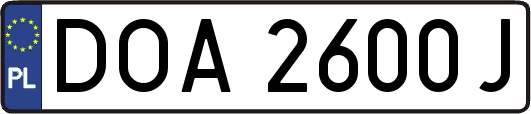 DOA2600J