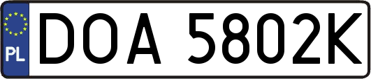 DOA5802K