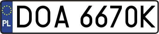 DOA6670K