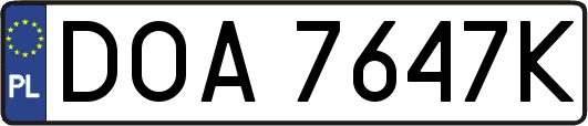 DOA7647K