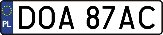 DOA87AC