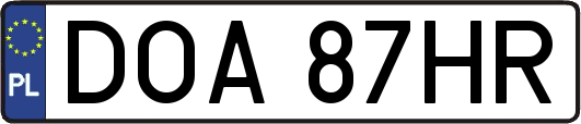 DOA87HR