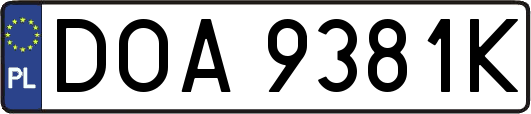 DOA9381K