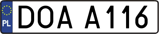 DOAA116