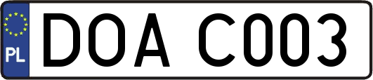 DOAC003
