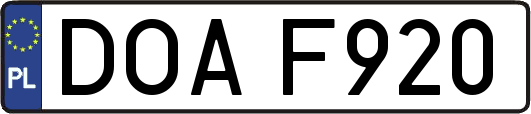 DOAF920