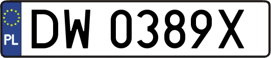 DW0389X