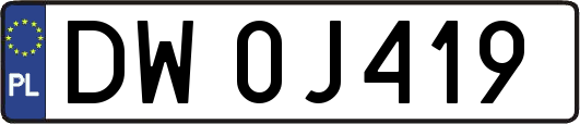 DW0J419