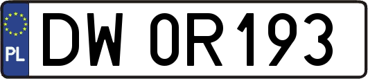 DW0R193