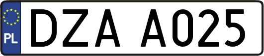DZAA025