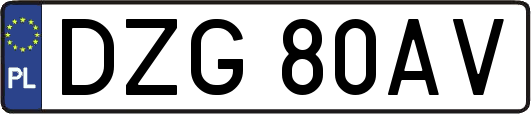 DZG80AV