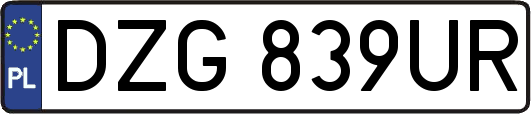 DZG839UR