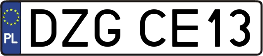 DZGCE13