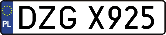 DZGX925