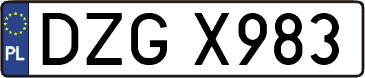 DZGX983