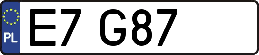 E7G87