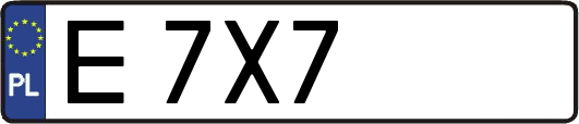 E7X7