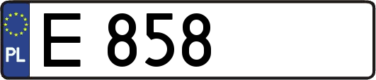 E858