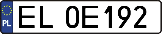 EL0E192