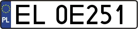 EL0E251
