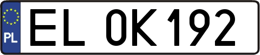 EL0K192