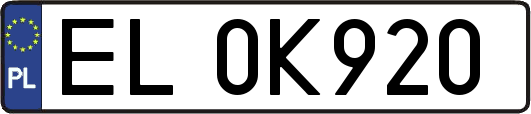 EL0K920
