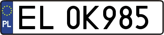 EL0K985