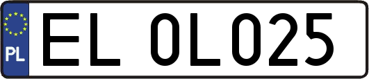EL0L025