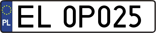 EL0P025
