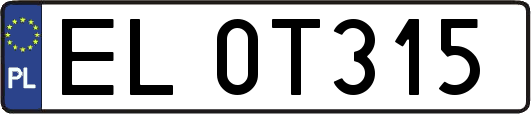 EL0T315