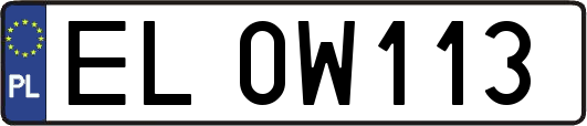EL0W113