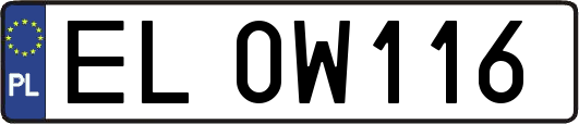 EL0W116