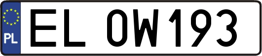 EL0W193