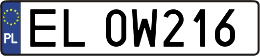 EL0W216