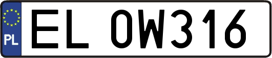 EL0W316