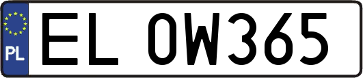EL0W365