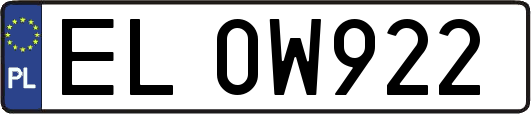 EL0W922
